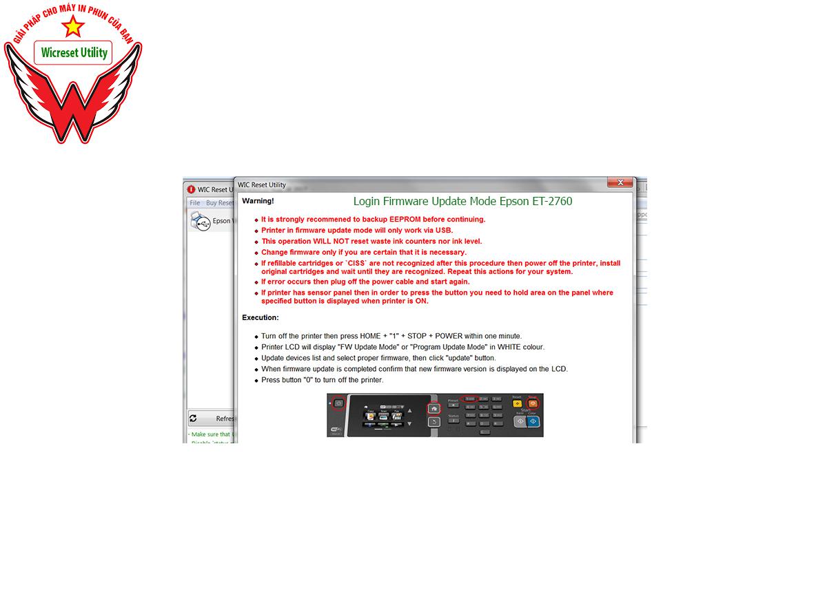 Key Firmware May In Epson ET-2760 Step 3